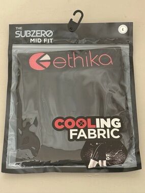 NEW Ethika SubZero Mid Fit Boxer Briefs Mens Large Black Pink Cooling Fabric